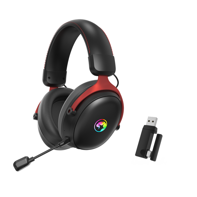 HG9076W Tactic X Pro Tir-mode Wired +2.4G+ Bluetooth gaming headset